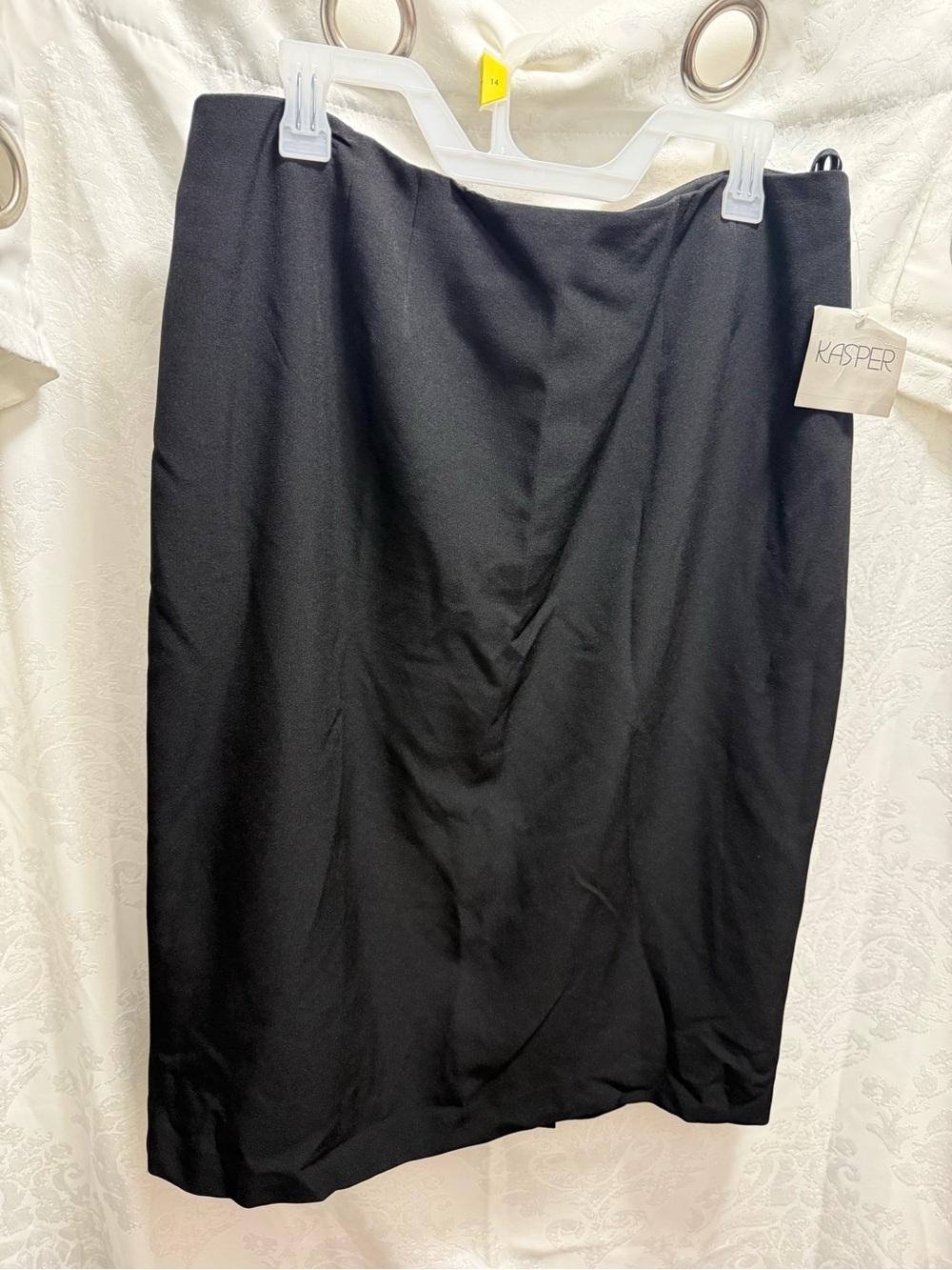 Kasper Black Classic Pencil Skirt